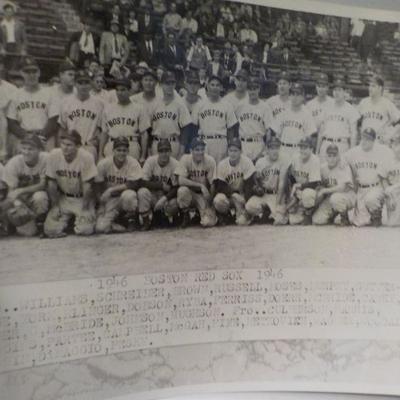 " Original 1946 World Series Program/tickets and Pro Group picture".