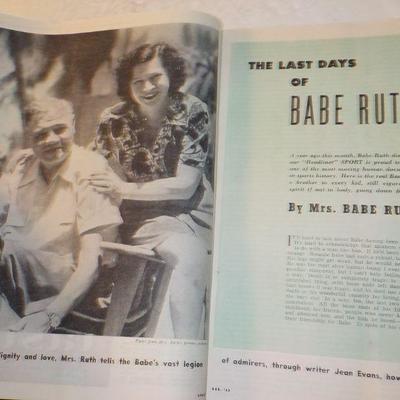 " Original 1948 issue of Sport with storys of Jackie Robinson and others." 