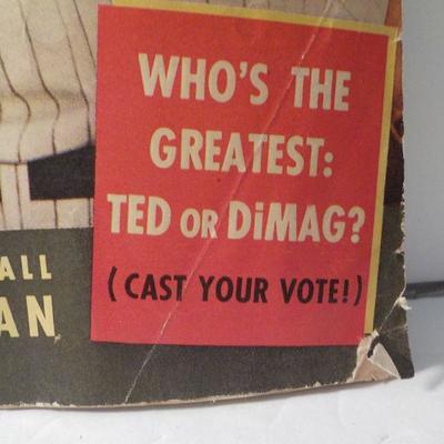" Great Issue of Sport 1948 of Ted Williams vs Joe DiMaggio.