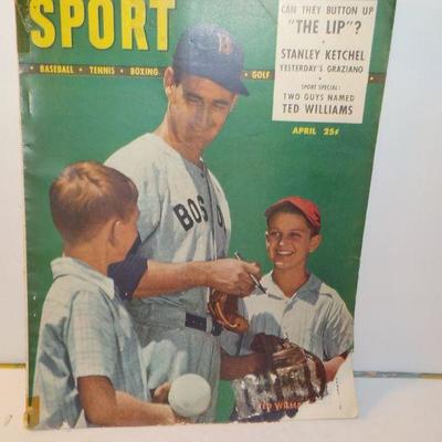 " 1947 Issue of Sport with Ted Williams, original issue".