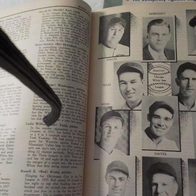 Signed " Who's Who hard cover 1936 edition and signed by Harold "Speed" Johnson".