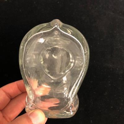 #41  Clear glass snoopy money bank