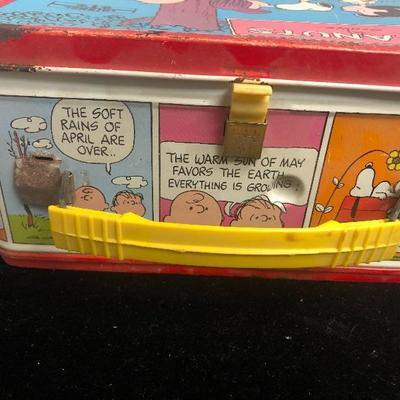 #78 Peanuts thermos lunch box