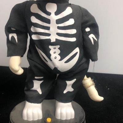 #81 Vintage snoopy dressed as skeleton Halloween Decor