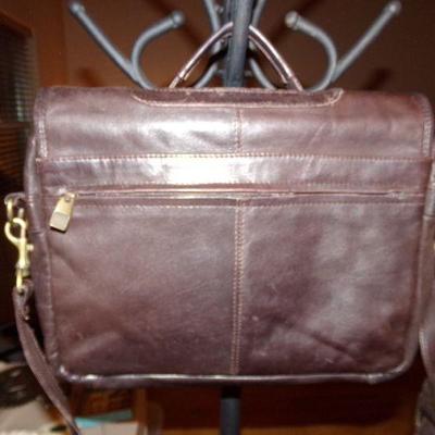 LOT 12  TWO LEATHER LAPTOP/BRIEFCASES