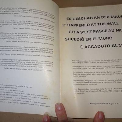 It Happened at the Wall -  Written In German 