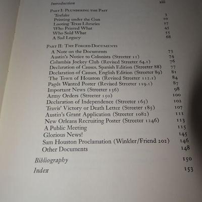 Texfake: An Account of the Theft and Forgery of Early Texas Printed Documents Hardcover â€“ January 1, 1991