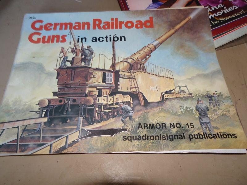 German Railroad Guns in Action Armor No. 15 Squadron Signal
