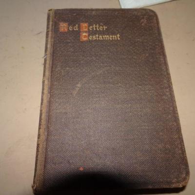 1900's Burning Words, The Red Letter Testament 