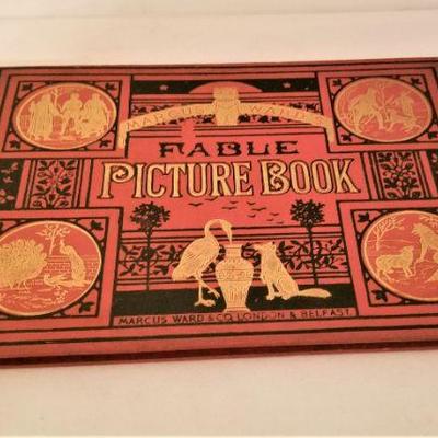 Lot #316  Rare Children's Book - Marcus Ward's Fable Picture Book - 24 Color Pictures