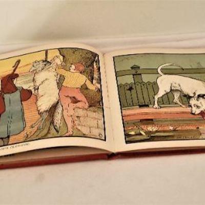Lot #316  Rare Children's Book - Marcus Ward's Fable Picture Book - 24 Color Pictures