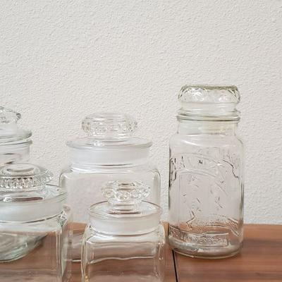 Lot 3: (9) Jars of Various with Lids