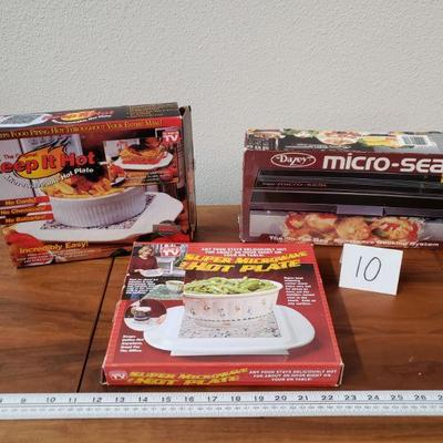 Lot 10: (2) Hot Plates & a MicroSealer