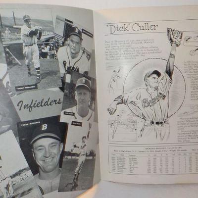 "Original Boston Braves 1947 Sketch Book".