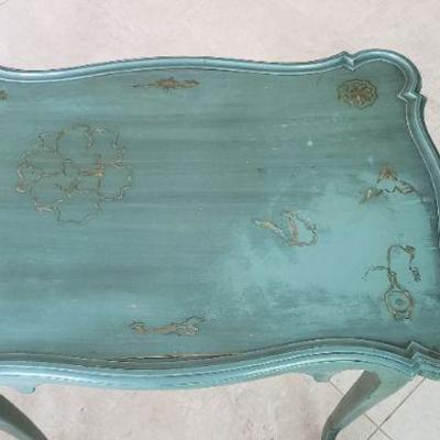 Green Antique Table