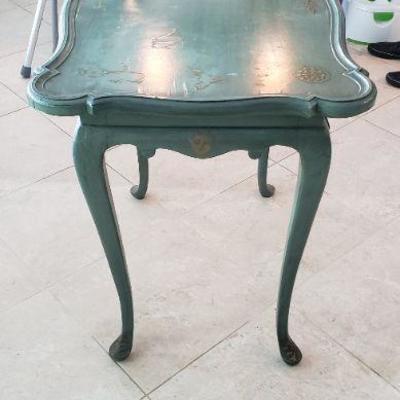 Green Antique Table
