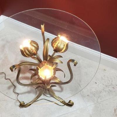 Glass Lighted Table