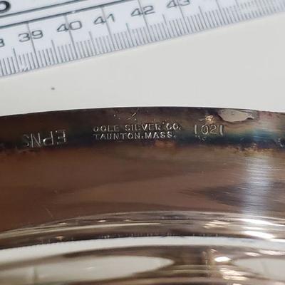 Lot 41: Silverplate Champagne Bucket and Serving Dish with Lid