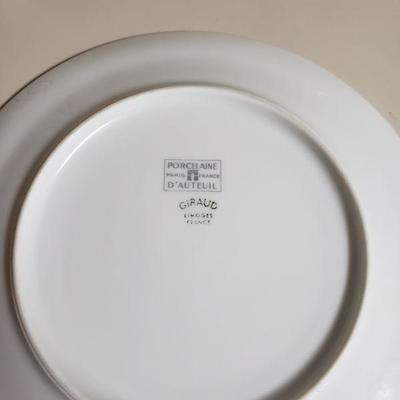 Lot 48: (2) Giraud Limoges Plates