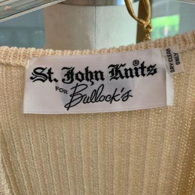 IB 13  DESIGNER VINTAGE ST JOHN KNITS FOR BULLOCKS DRESS  That 70s Dress!