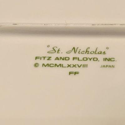 LOT 113  FRITZ & FLOYED ST NICHOLAS PLATTER JAPAN