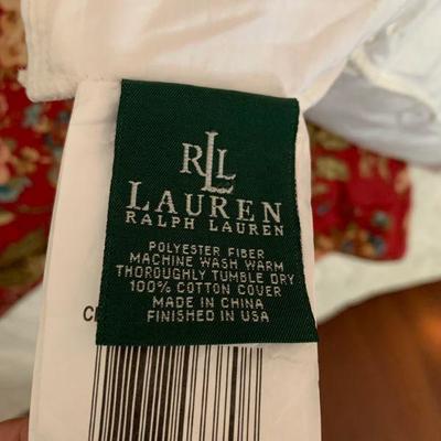 IB 96  VINTAGE RALPH LAUREN CHAPS HOME KING SIZE BED SET
