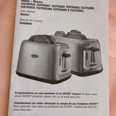 LOT 185  OSTER TOASTER 