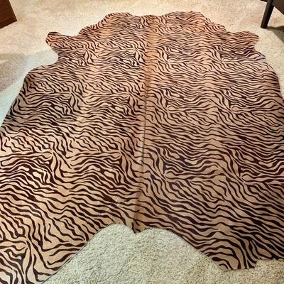 AEC 186  DYED FULL COWHIDE TIGER SKIN PATTERN  DELAYED PICK UP