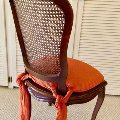 AEC 198  FRENCH STYLE SIDE CHAIR CANE SEAT & BACK