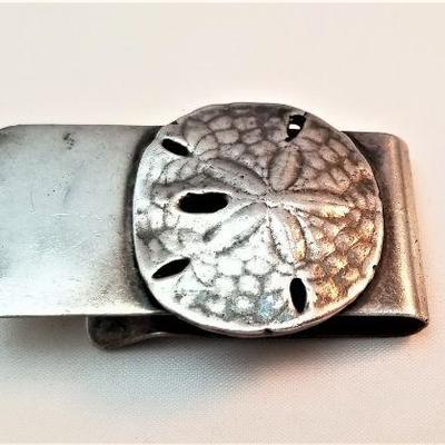 Lot #330  Vintage Mignon Faget Sterling Silver Sand Dollar Money Clip