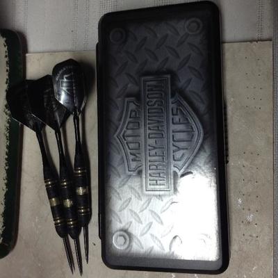 4-075 Harley Davidson collector dart set