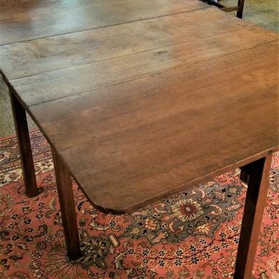 Lot #336  VERY NICE oak antique Gateleg table - good condition