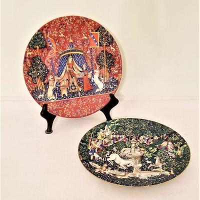 Lot #339  Pair of LImited Edition Limoges Plates - 1970's