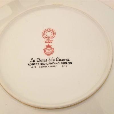 Lot #339  Pair of LImited Edition Limoges Plates - 1970's