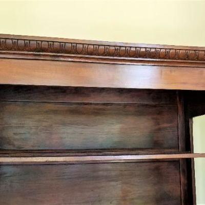 Lot #343  Antique Primitive Kitchen Cabinet - a classic