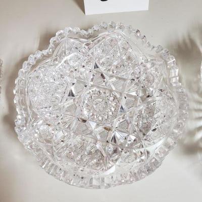 Lot 52: (3) Cut Crystal Bowls