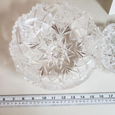 Lot 52: (3) Cut Crystal Bowls