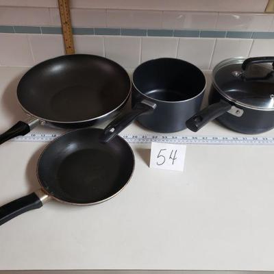 Lot 54: Tâ€¢fal Pots and Pans Lot