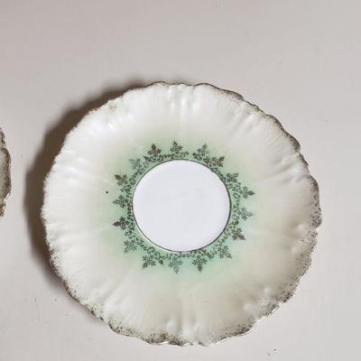 Lot 57: Unmarked Antique Demitasse Cups and Saucers