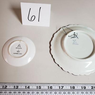 Lot 61: Langelinie & Delft Plates