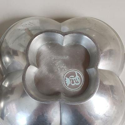 Lot 64: Danmark Pewter Flower Dishes (2)