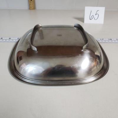 Lot 65: Mid Century Modern Swedish Gabis Stainless Dish 