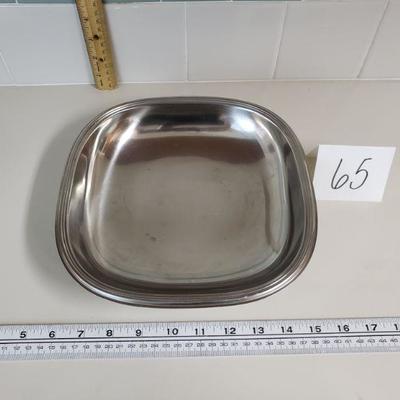 Lot 65: Mid Century Modern Swedish Gabis Stainless Dish 