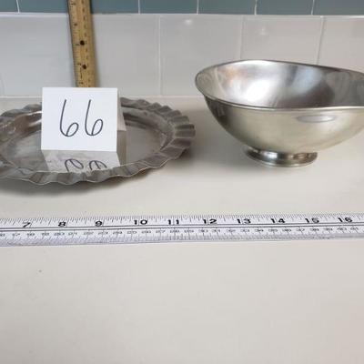 Lot 66: Denmark Bowl and Tray