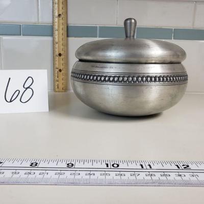 LOT 68: Mid Century Modern Norway Vessel with Lid