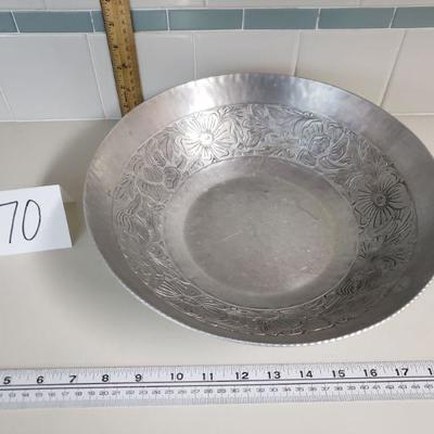 Lot 70: Vintage Hand Forged Metal Bowl