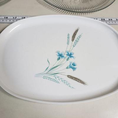 Lot 71:  Platter, Plate and Serving Bowl Lot