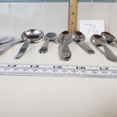 Lot 76: Mixed Flatware Lot