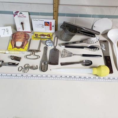 Lot 79: Kitchen Utensils Lot