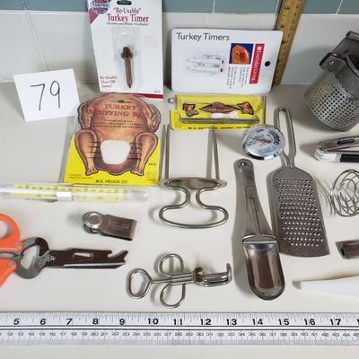 Lot 79: Kitchen Utensils Lot